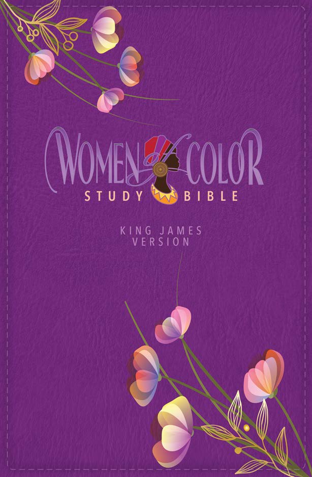 The New Women of Color Study Bible Purple Luxleather Edition
