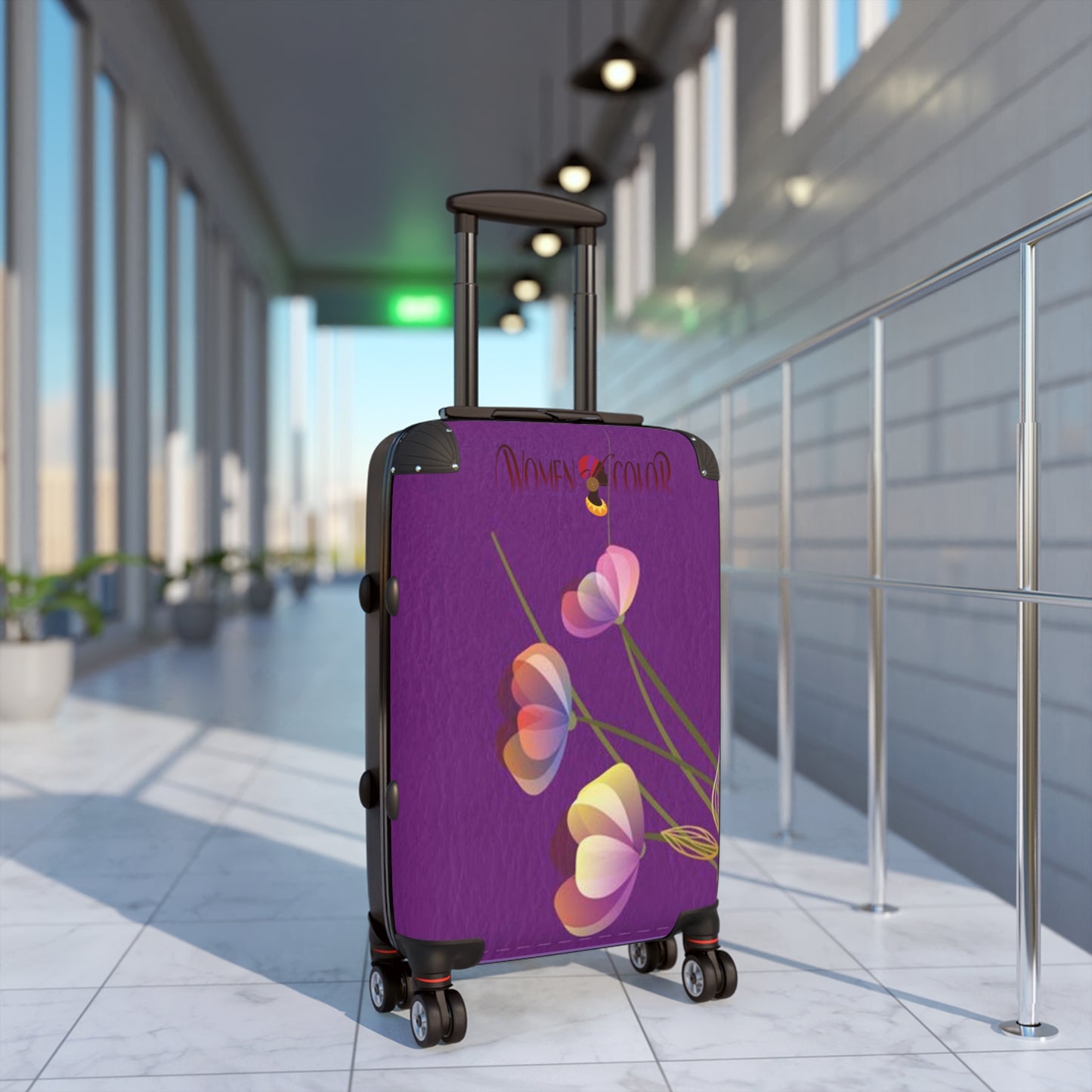 Women of Color Purple Suitcases