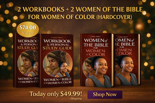 2 Workbooks + 2 Women of the Bible for Women of Color (Hardcover) — Value Bundle - WOC