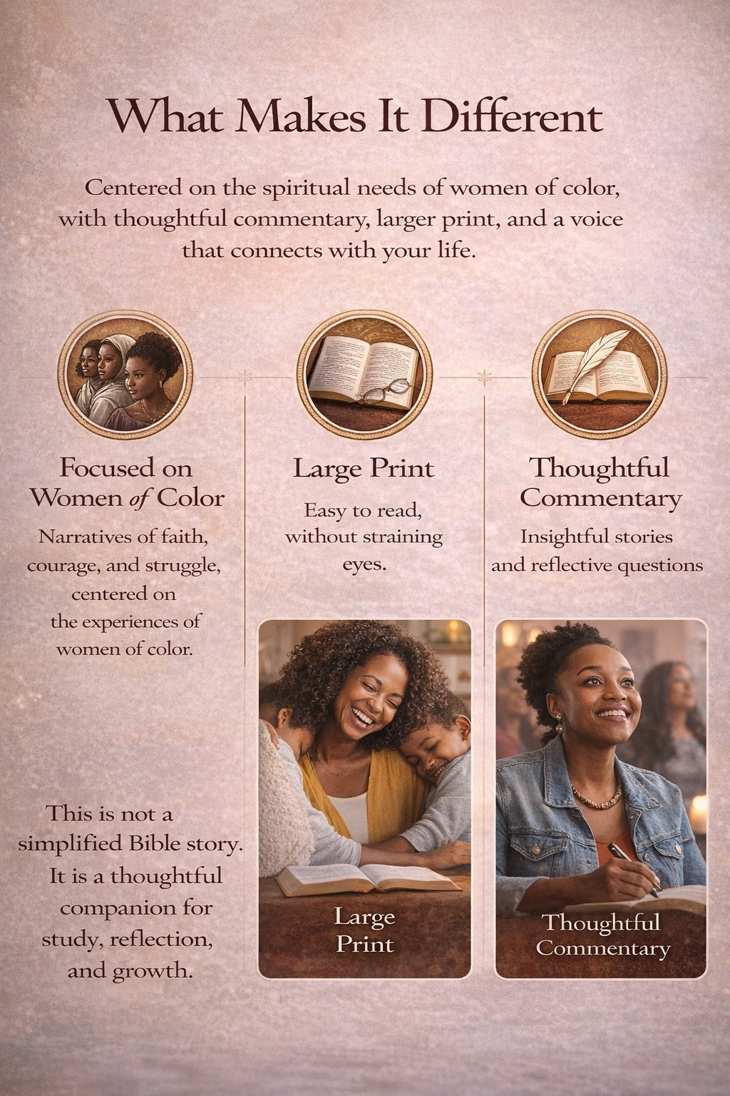 Women of the Bible for Women of Color WORKBOOK and Personal Study Guide