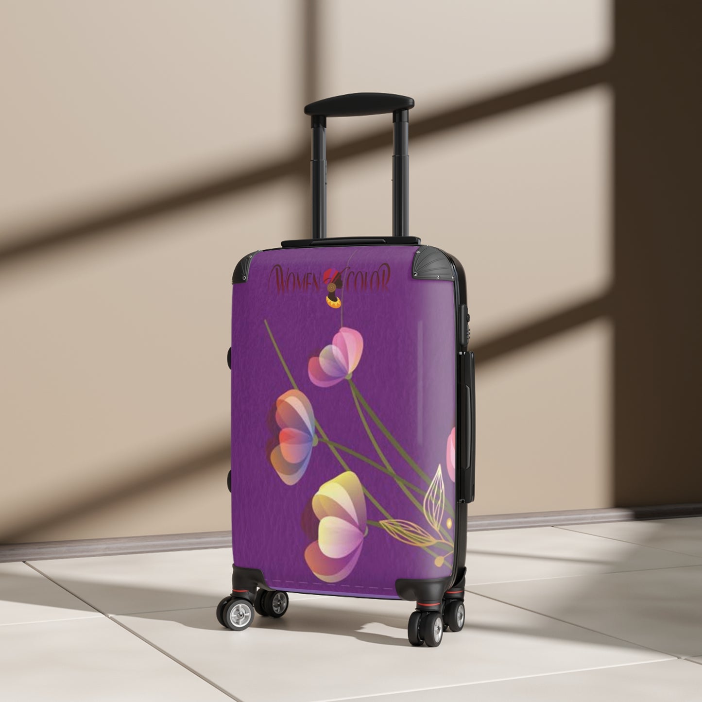 Women of Color Purple Suitcases