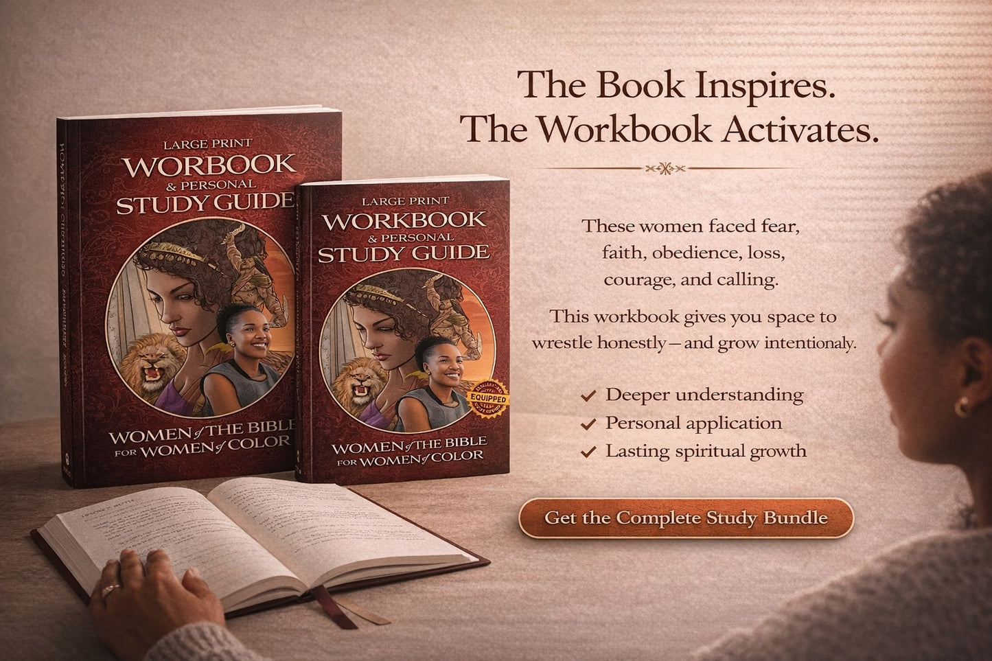 Women of the Bible for Women of Color WORKBOOK and Personal Study Guide