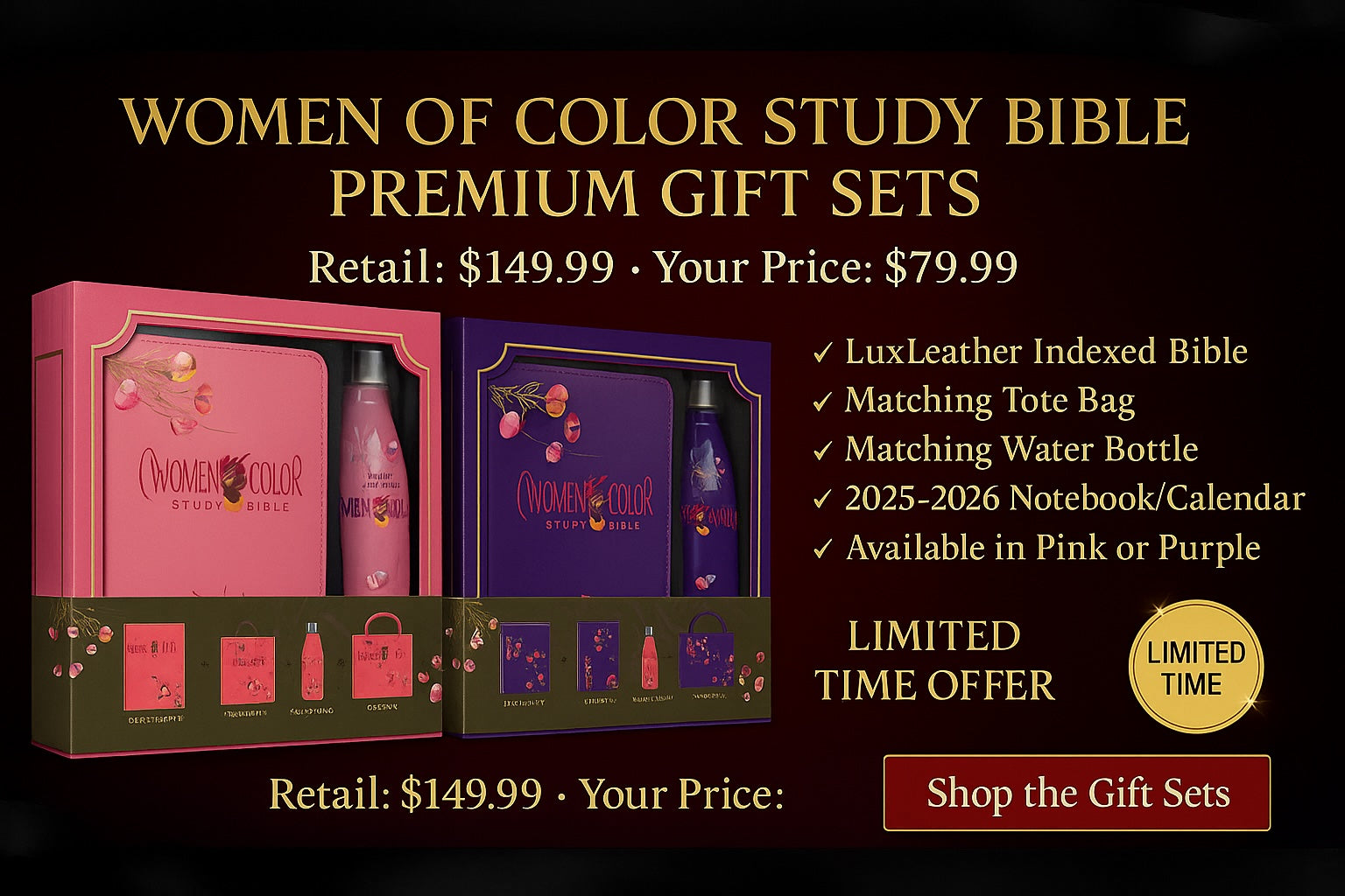 Premium Gift Sets at Black Ribbon Sale pricing – Women of Color Study ...