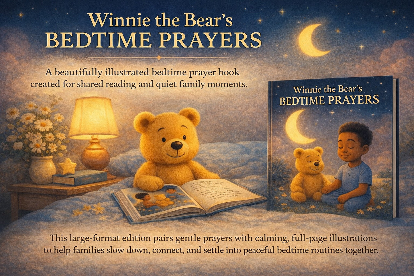 Winnie the Bear’s Bedtime Prayers (Paperback Edition) A Gentle Bedtime Book for Calm, Comfort, and Peace