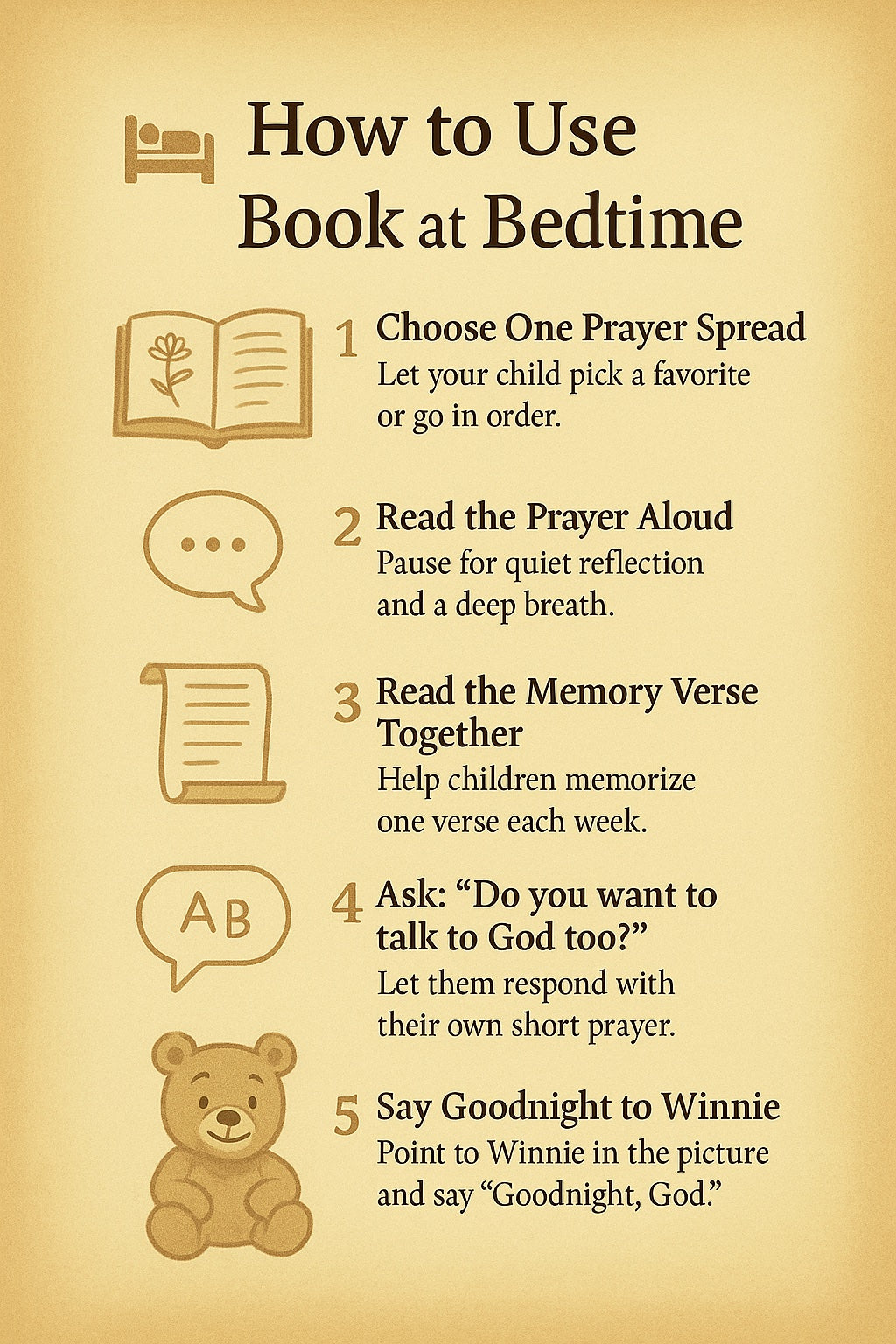 Winnie the Bear's Bedtime Prayers