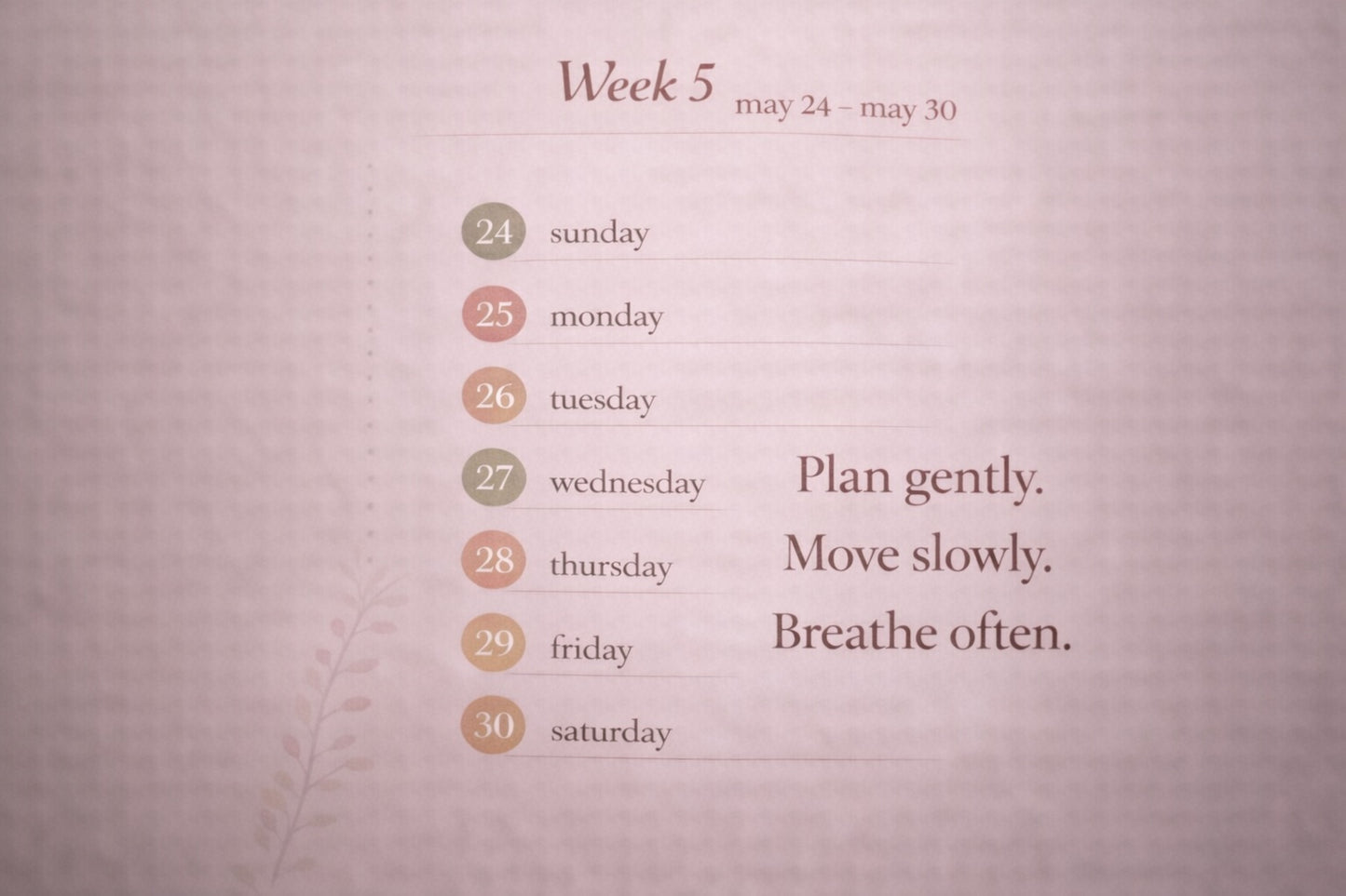 Seriously Satisfying Self-Care - The Planner