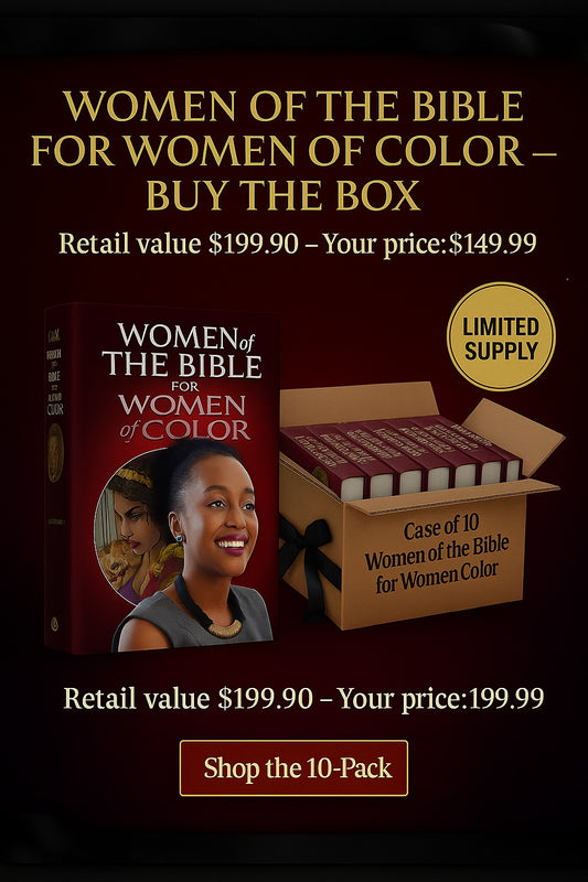 Women of the Bible for Women of Color -HARDCOVER  Box of 10 - Black Ribbon Sale