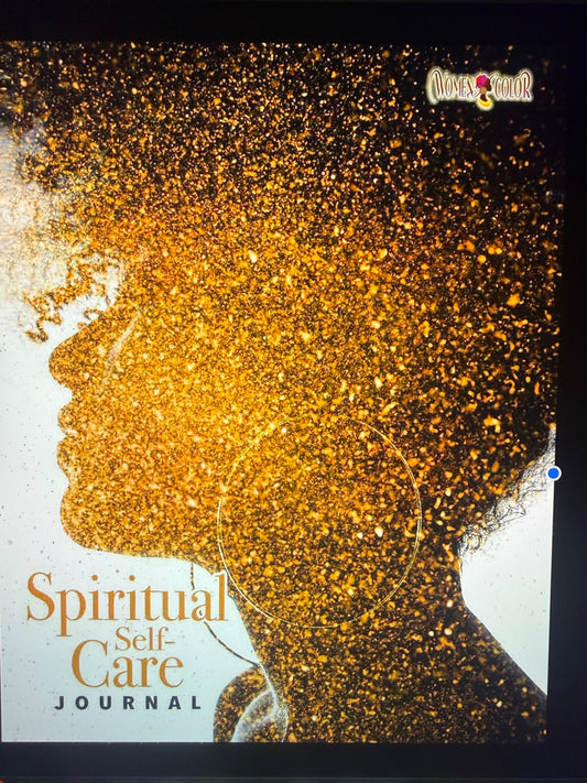 Women of Color Spiritual Self Care Journal Gold Edition